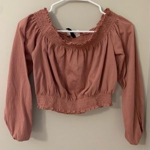 Cropped Pink Blouse